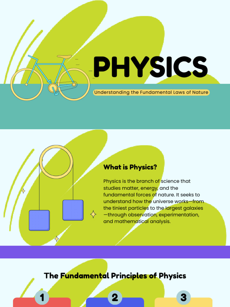 Introduction To Physics | PDF | Physics | Force