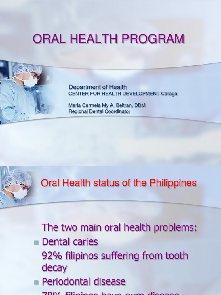 School Dental Health Program in India | PDF | Oral Hygiene | Dentistry