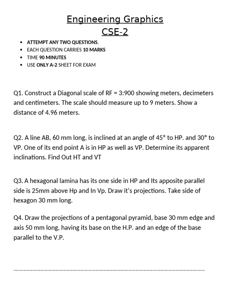 Eg - Paper - Cse 2 | PDF