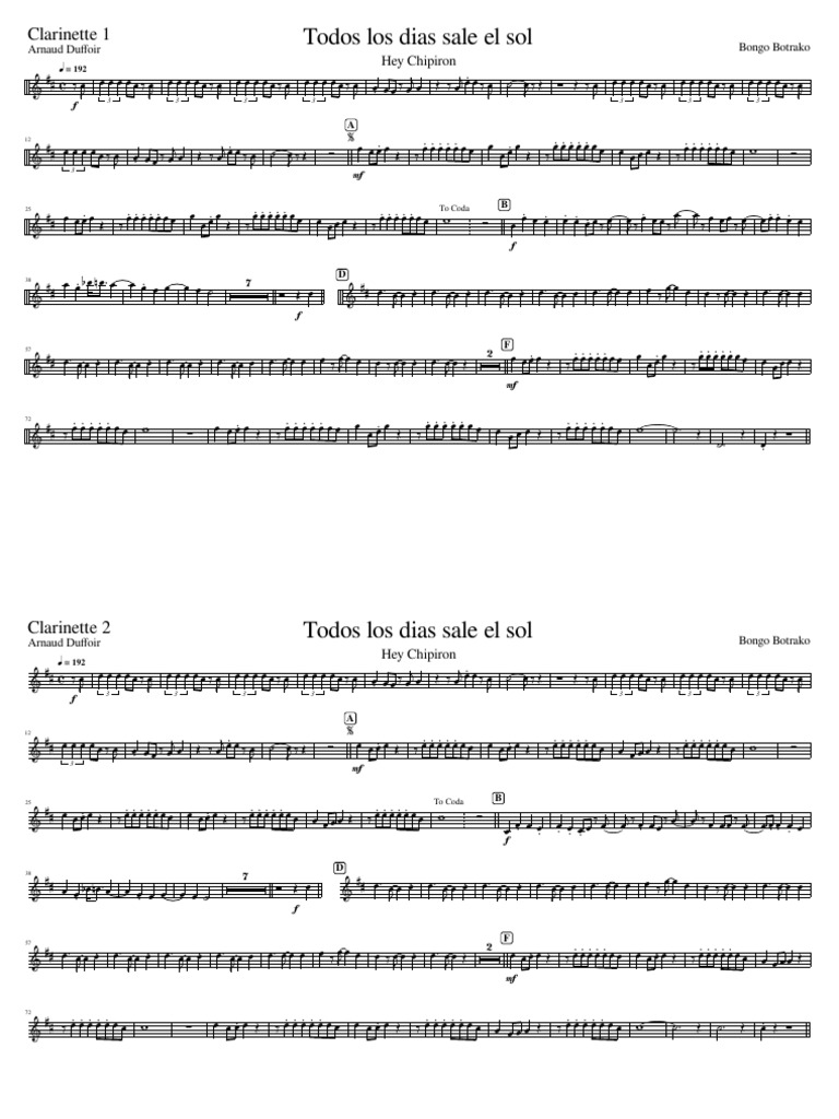 bongo-botrako-todos-los-d-as-sale-el-sol-pdf-musical-groups-rock