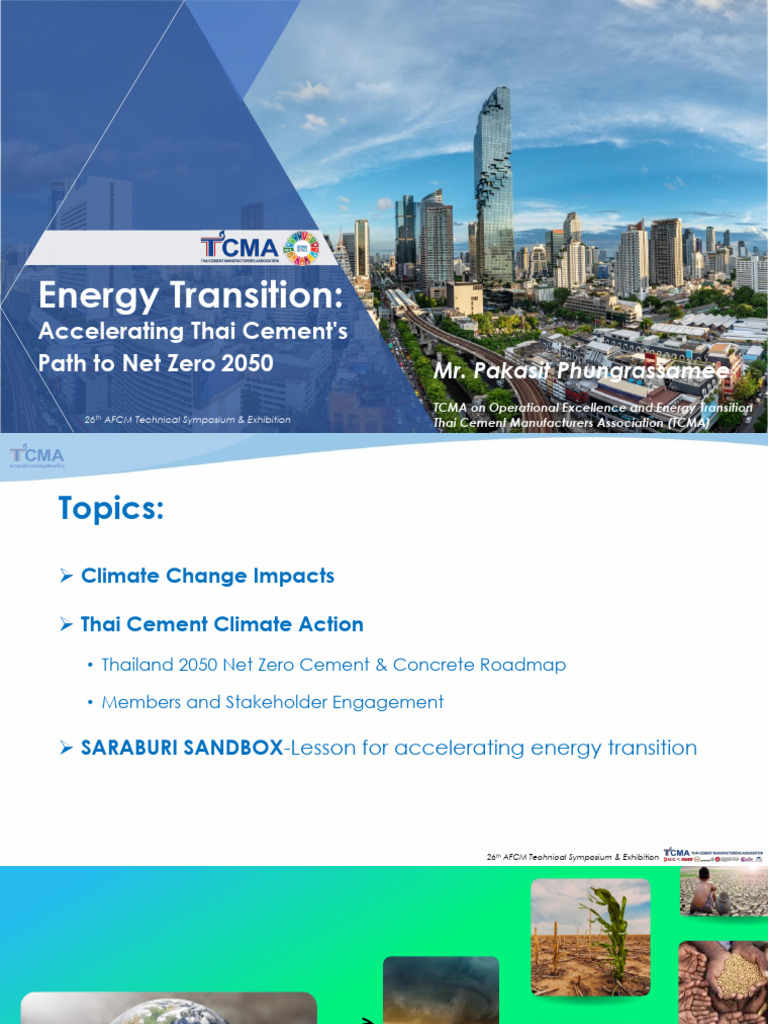 Thailand's Net Zero Cement Roadmap | PDF | Cement | Low Carbon Economy