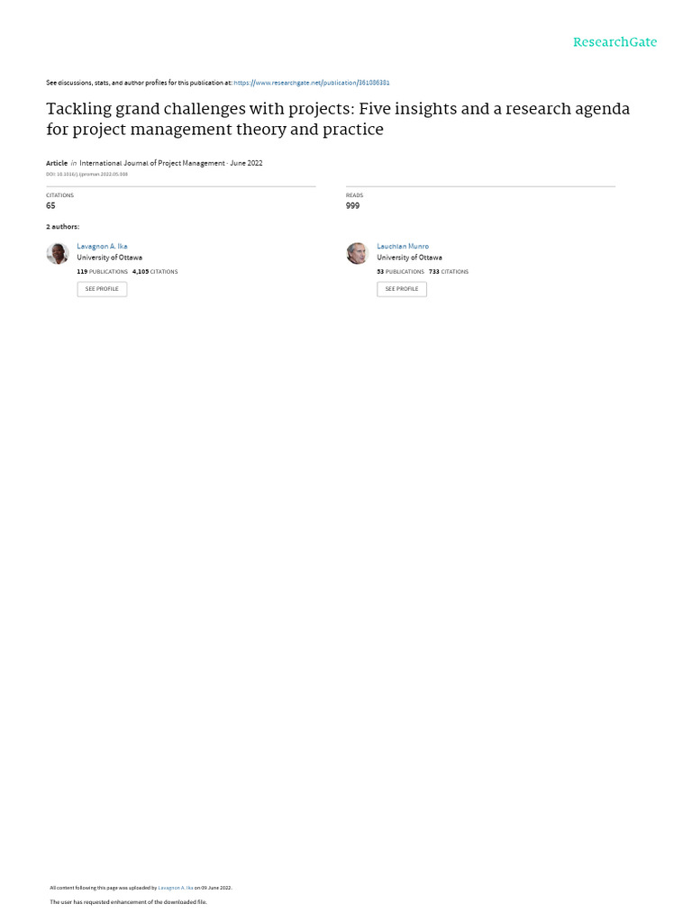Insights on Project Management Challenges | PDF | Project Management ...
