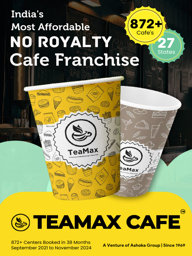 Teamax Cafe Franchise Overview | PDF | Milkshake | Franchising
