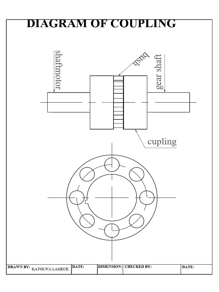 Shaft Coupling Diagram | PDF