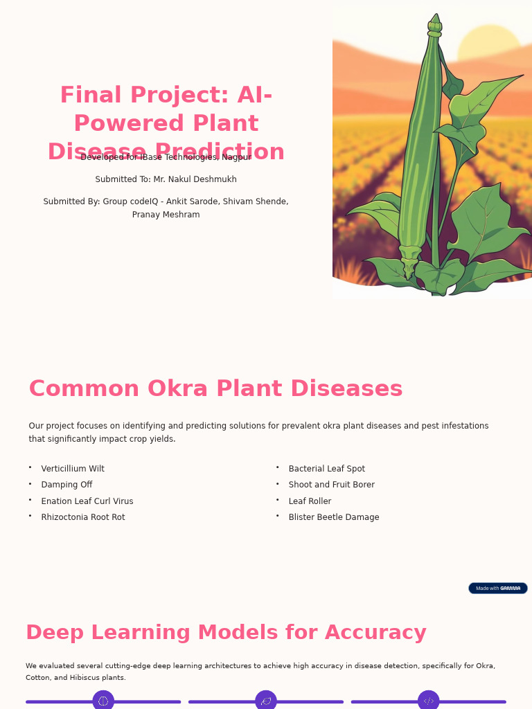 Final Project AI Powered Plant Disease Prediction | PDF | Deep Learning ...