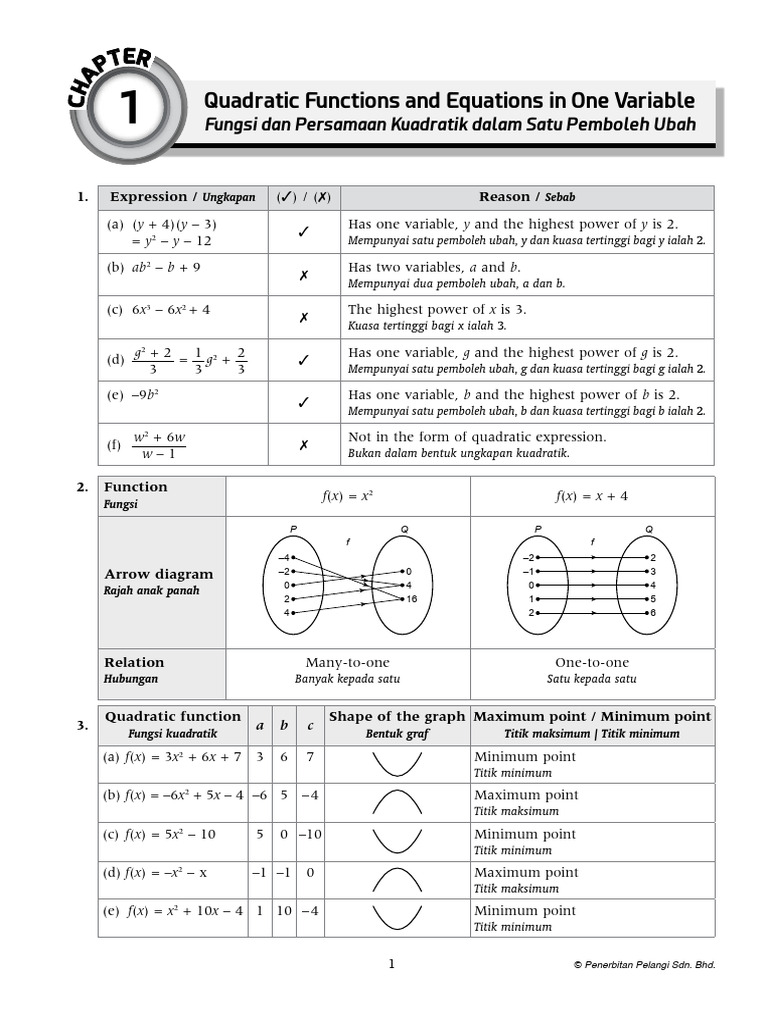 F4 Math Top Class Ans Pelangi | PDF | Variable (Mathematics ...