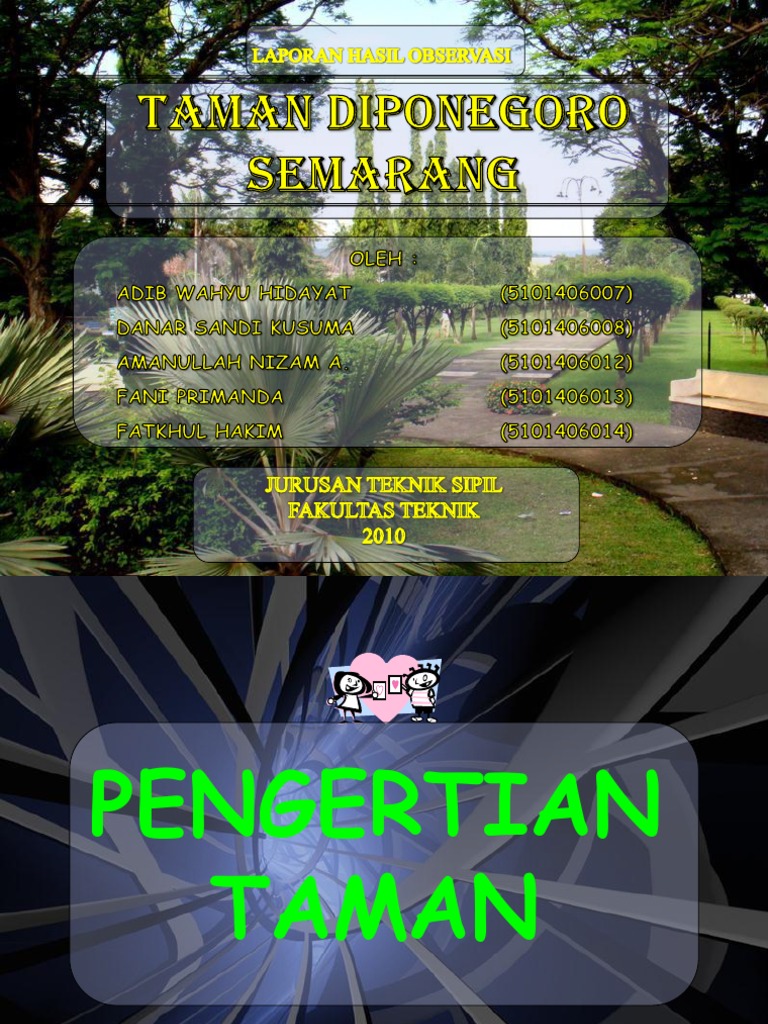 Presentation Pengertian Taman