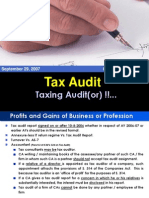 Tax Audit Report - CA K.G. Acharya