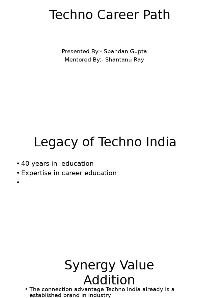 Craeer Path Presentation | PDF
