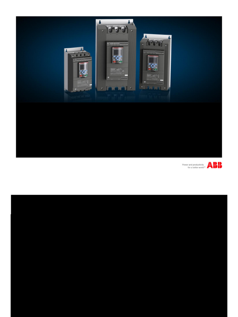 ABB Soft Starter Wiring Overview | PDF | Electric Motor | Alternating ...