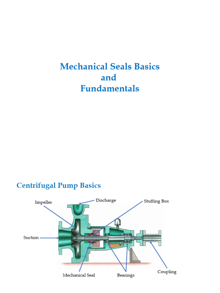 Mechanical Seal Fundamentals and Types | PDF | Hydraulics | Mechanical ...