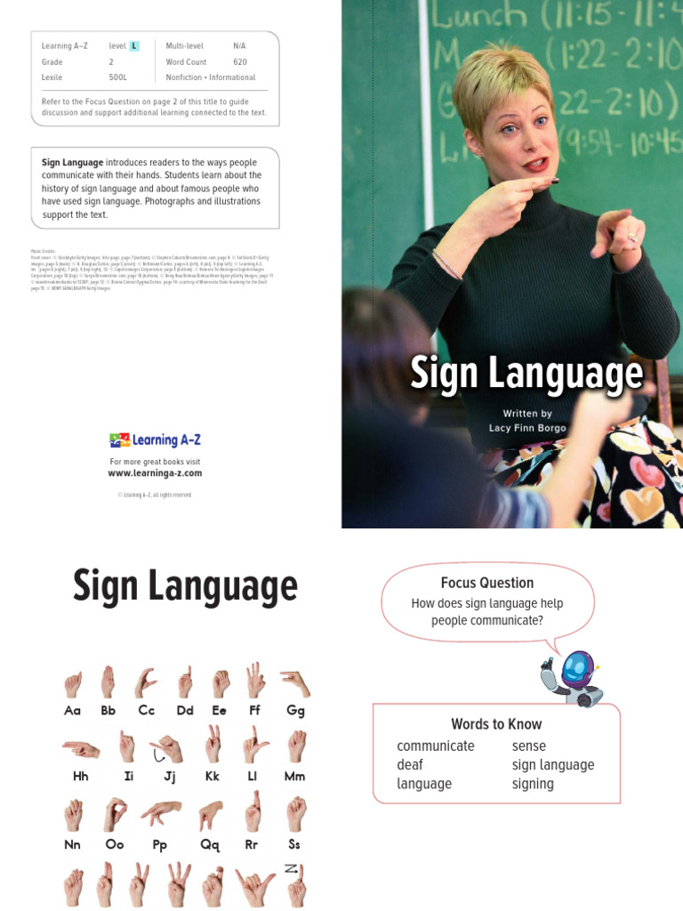 Understanding Sign Language Basics | PDF | Sign Language | Deafness