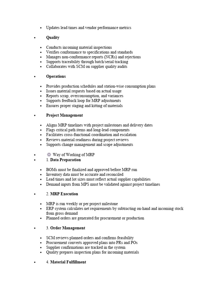 MRP Page 3 | PDF