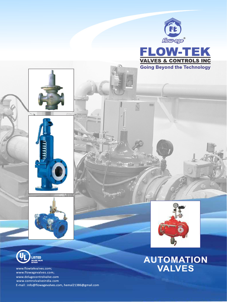 Automatic Control Valves Overview | PDF | Valve | Actuator