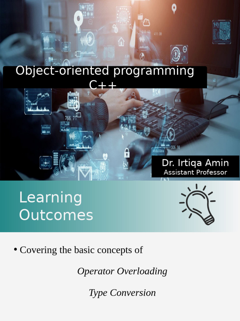 C++ Operator Overloading Guide | PDF | Constructor (Object Oriented ...