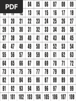 Números para Rifa de 1 a 60 | PDF