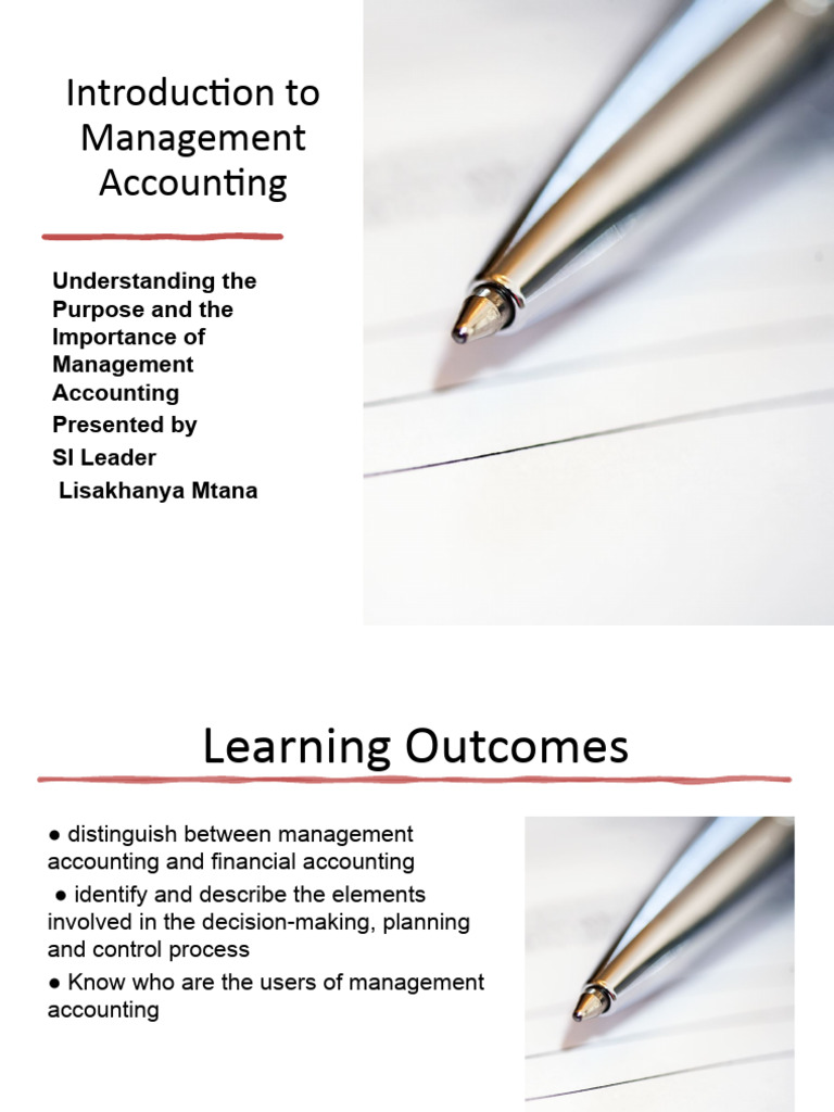 Introduction - To - Management - Accounting 2nd Semester | PDF ...