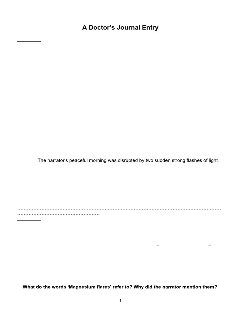 Doctor's Journal: Hiroshima Aftermath | PDF