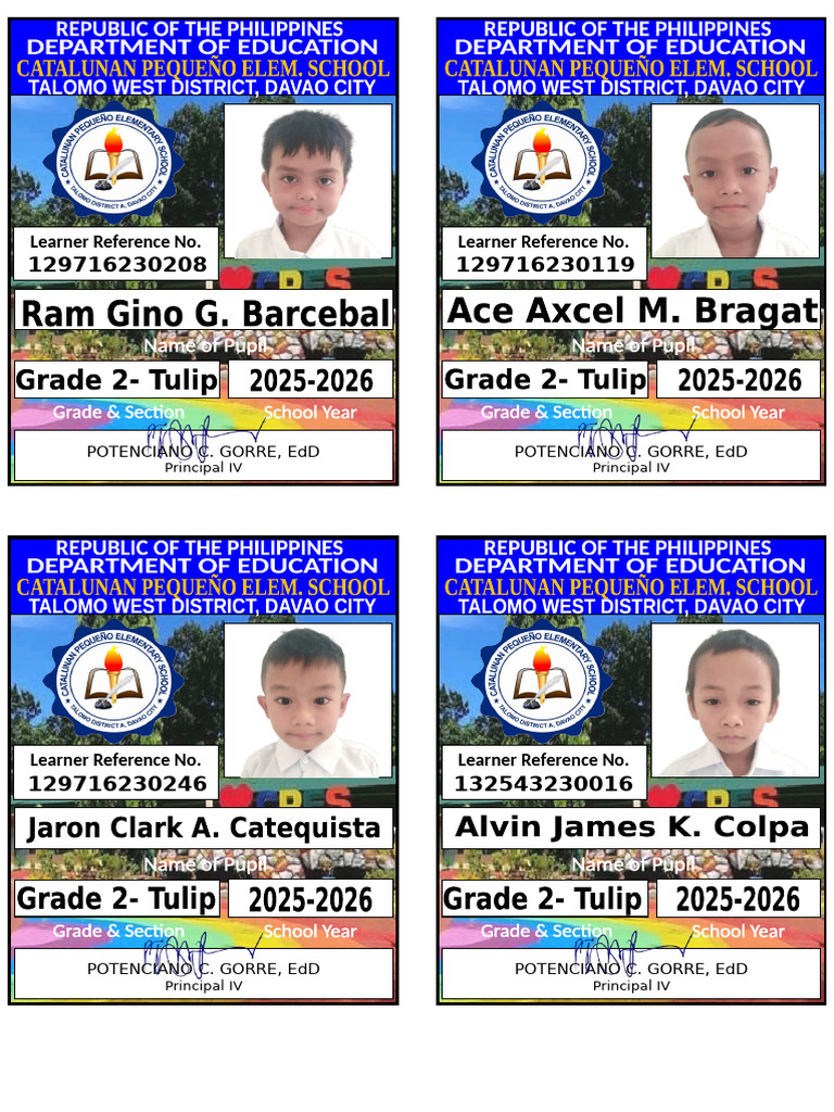 Editable School ID Template | PDF