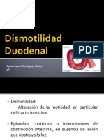 Dismotilidad Duodenal