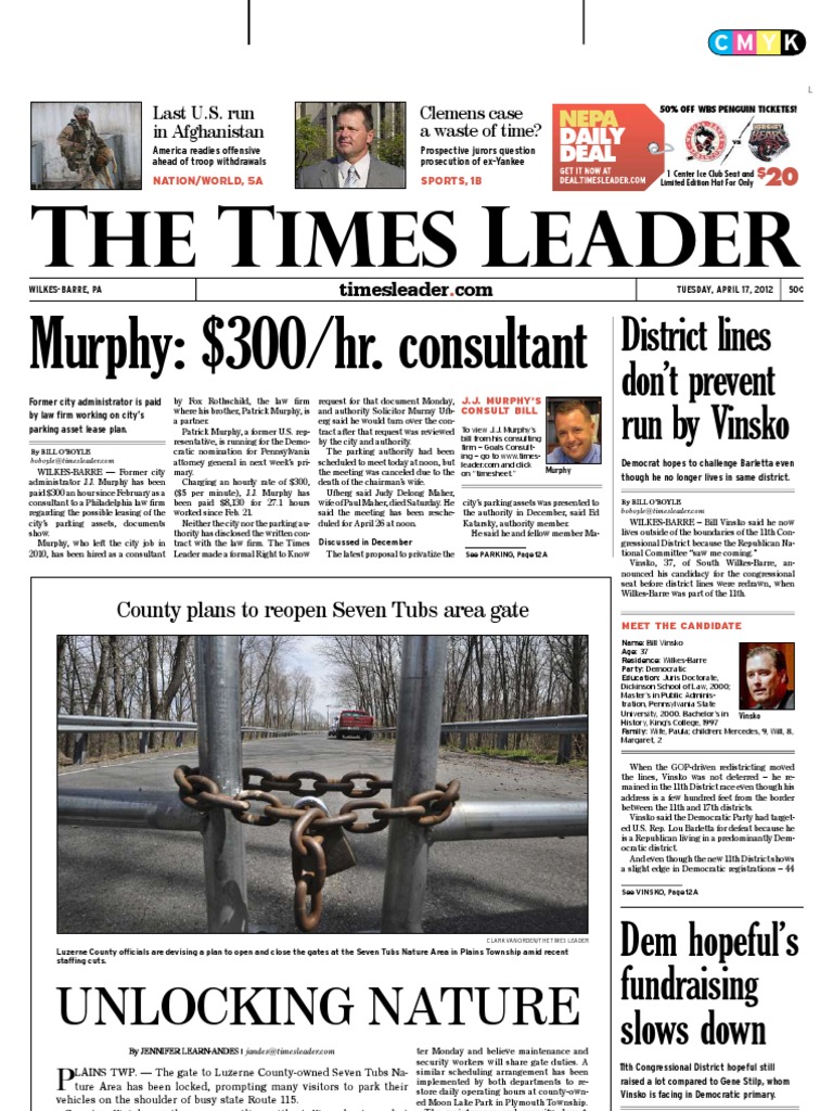 Times Leader 04-17-2012, PDF, Plea
