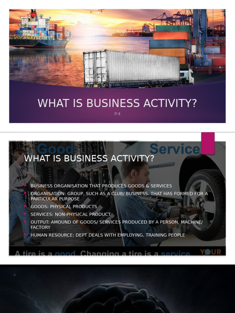 Understanding Business Activity Types | PDF