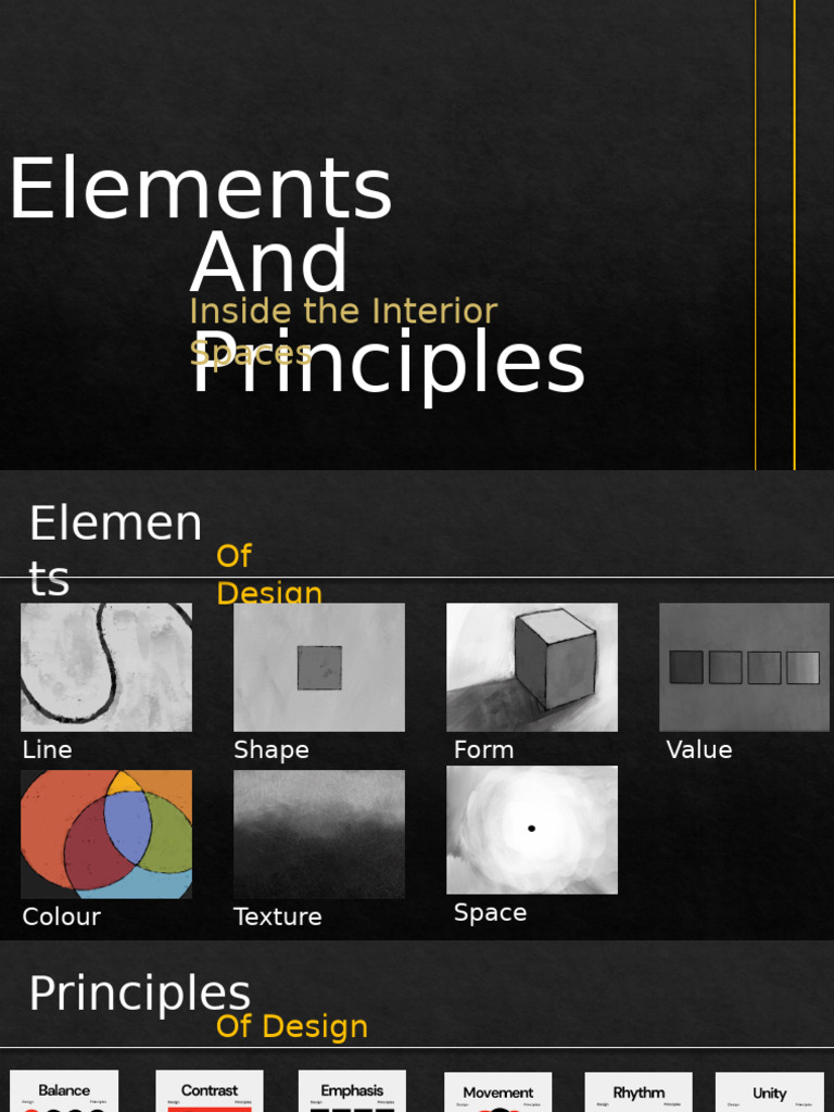 Elements and Principles in Interior Design Spaces | PDF | Interior ...