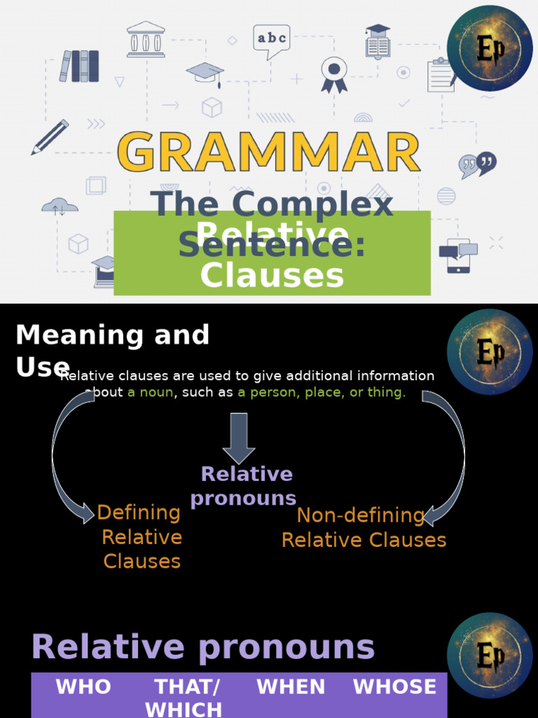 Understanding Relative Clauses in English | PDF