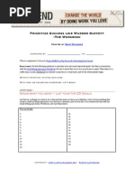 2011 Prioritize Success Like Warren Buffett Workbook LYL1