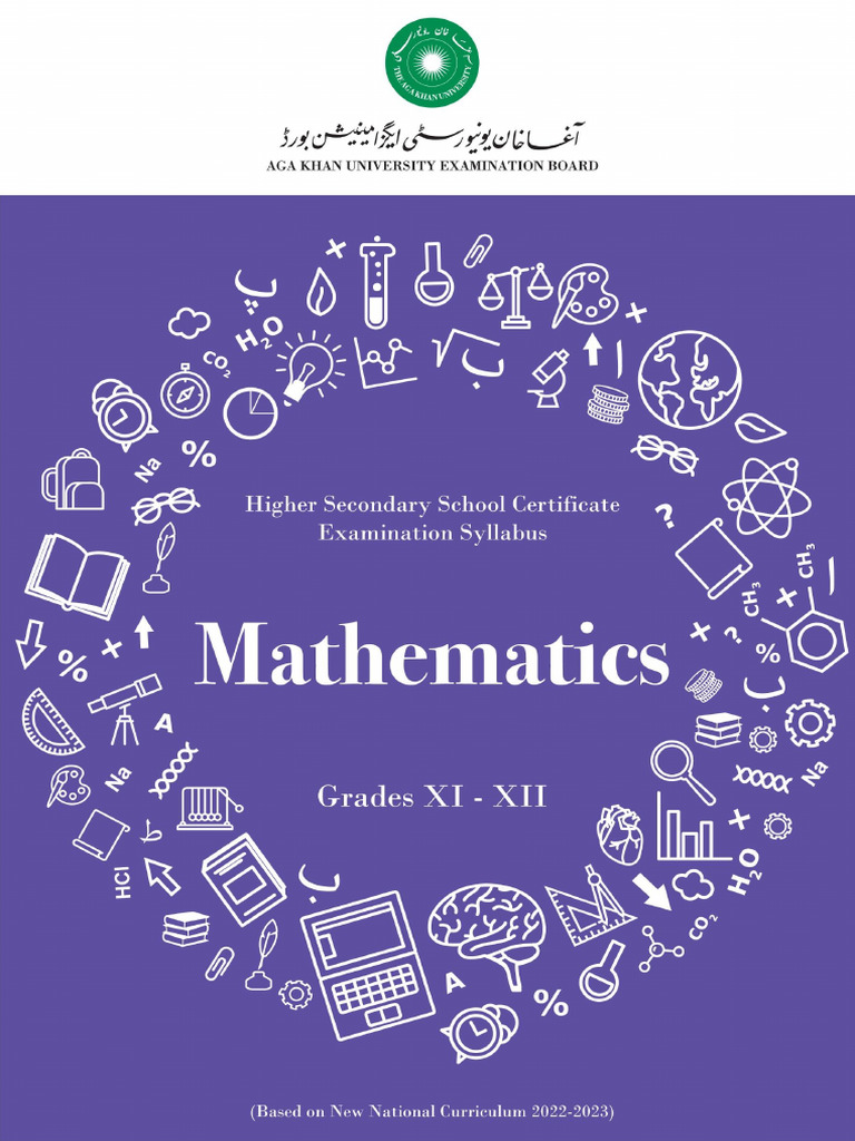 HSSC Mathematics Syllabus 2025 Overview | PDF | Matrix (Mathematics ...