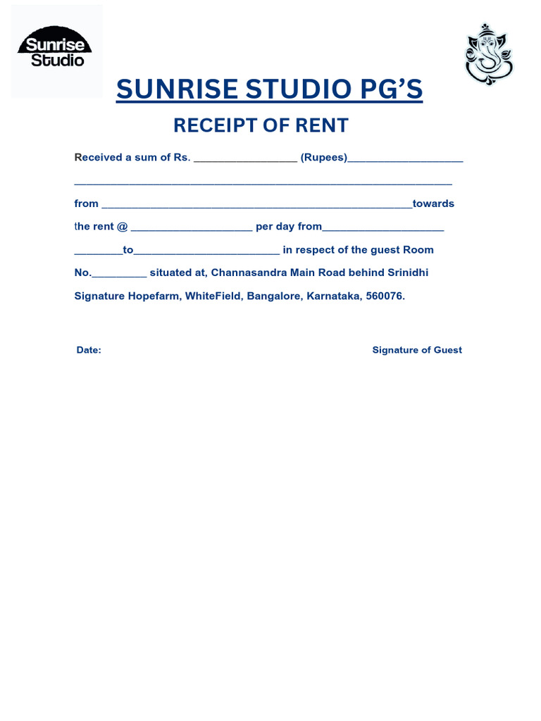 PG Rent 202582 | PDF