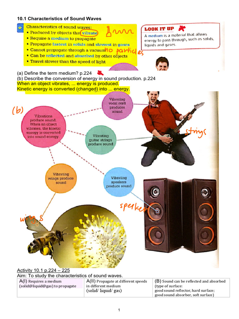 F2 Chap10 Sound - Teacher | PDF | Sound | Pitch (Music)