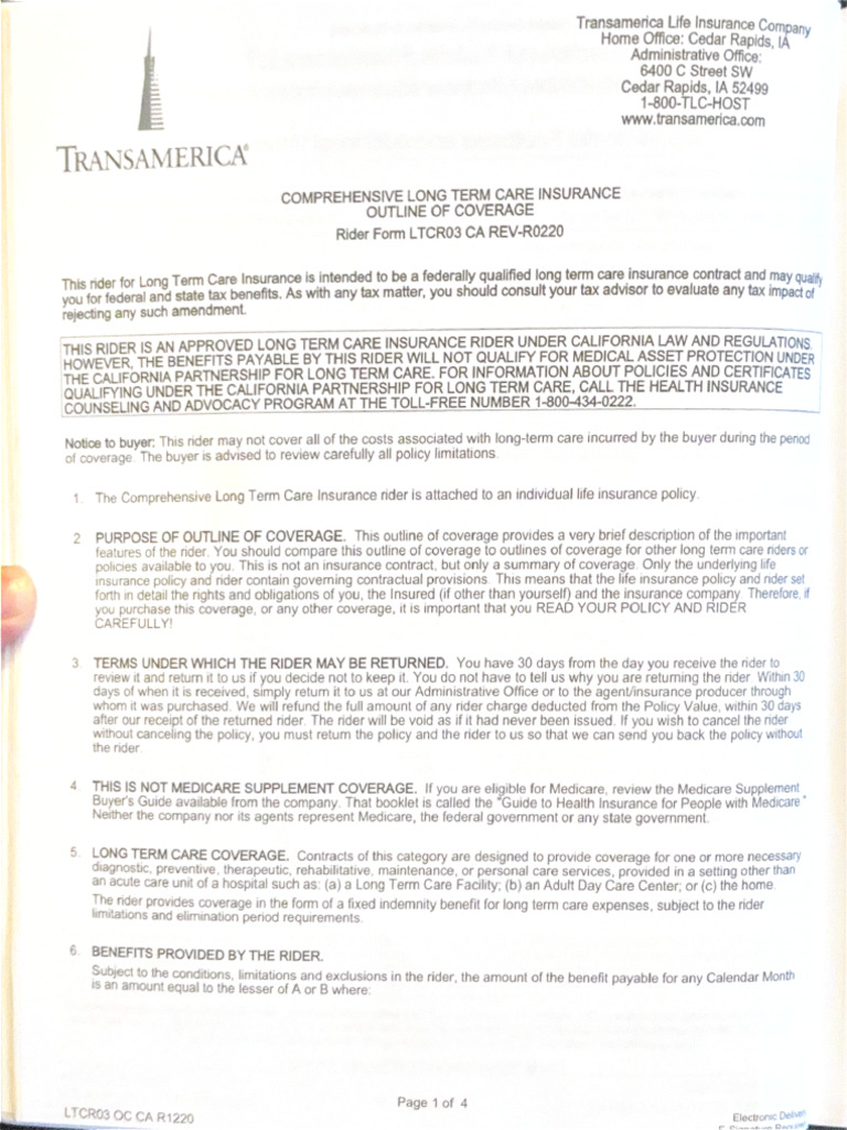 TRANSAMERICA® | PDF