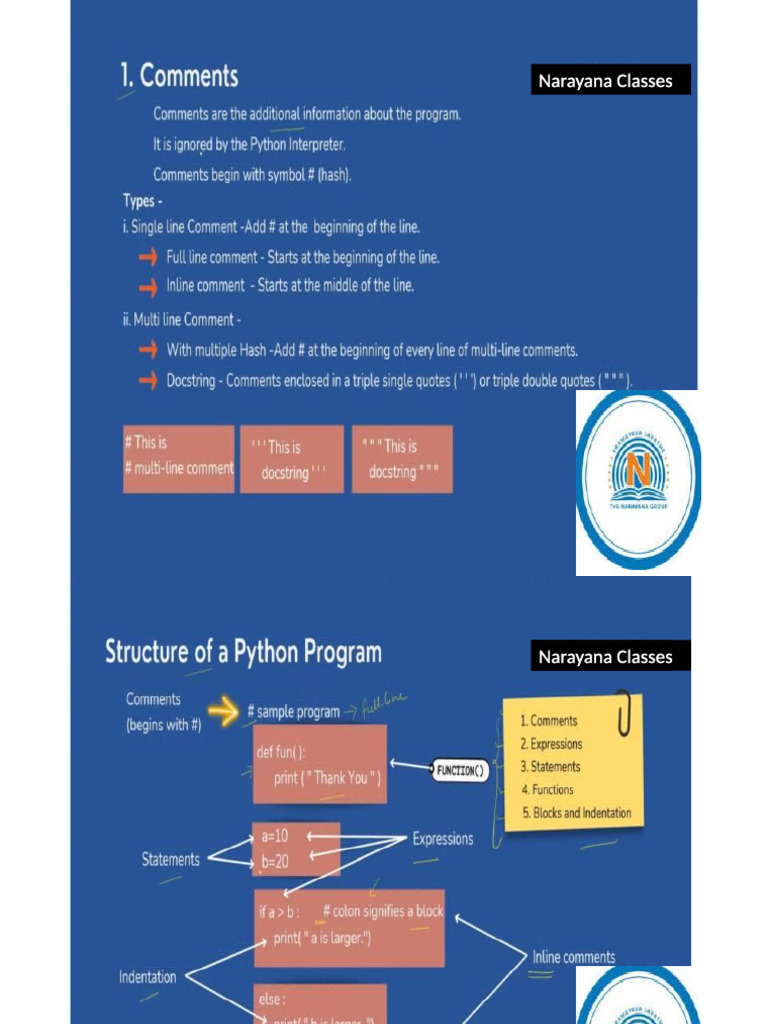 Class Xi Computer PPT Narayana School CBSC and e Techno 6th Subject | PDF