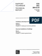 IEC 60364-2!21!1993 Electrical Installations - Guide To General Terms