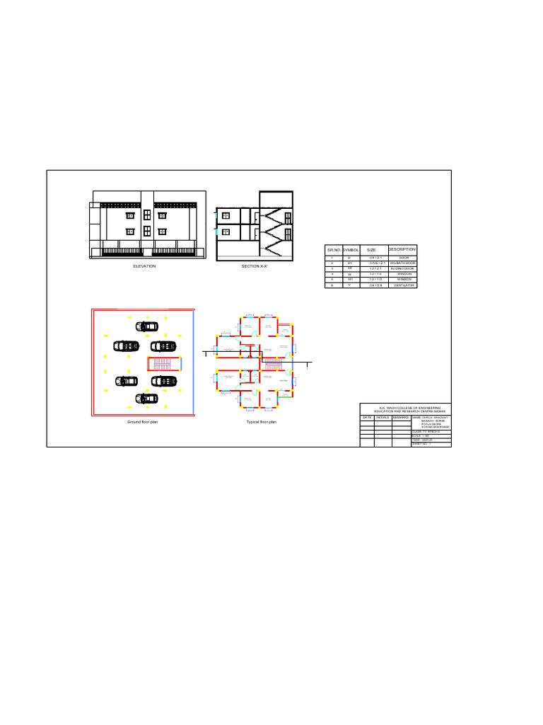 Ground Floor Plan and Elevation Details | PDF | Home | Room