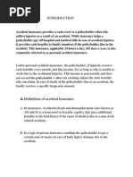 Download Introduction of Accident Insurance by Mohini Chavan SN89775624 doc pdf