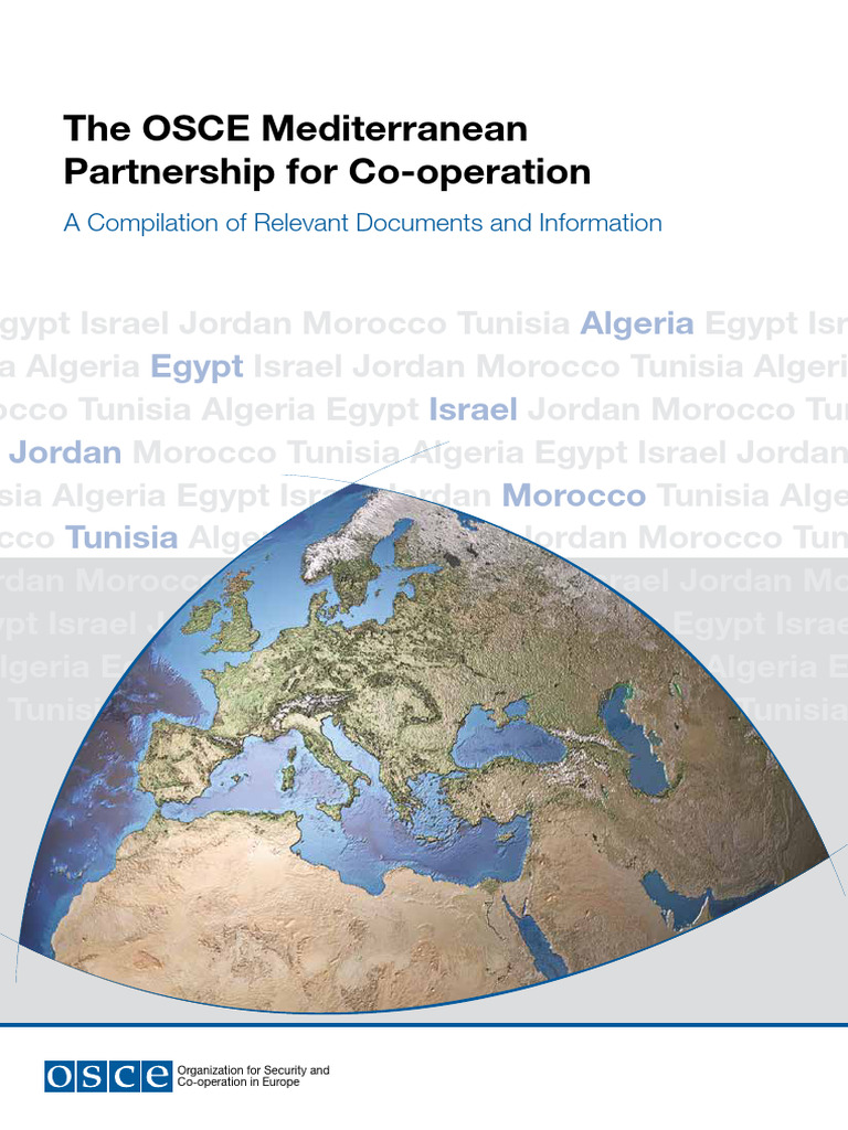 OSCE Mediterranean Partnership Overview | PDF | Organization For ...