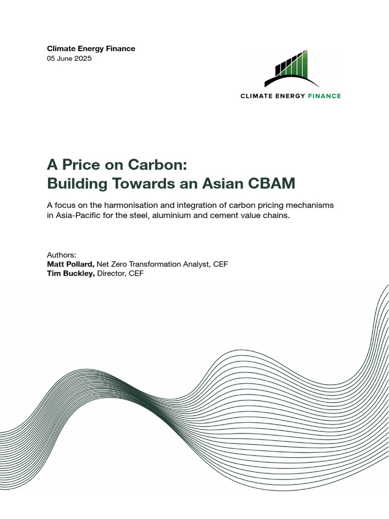 CEF - A Price On Carbon Building Towards An Asian CBAM Report ...