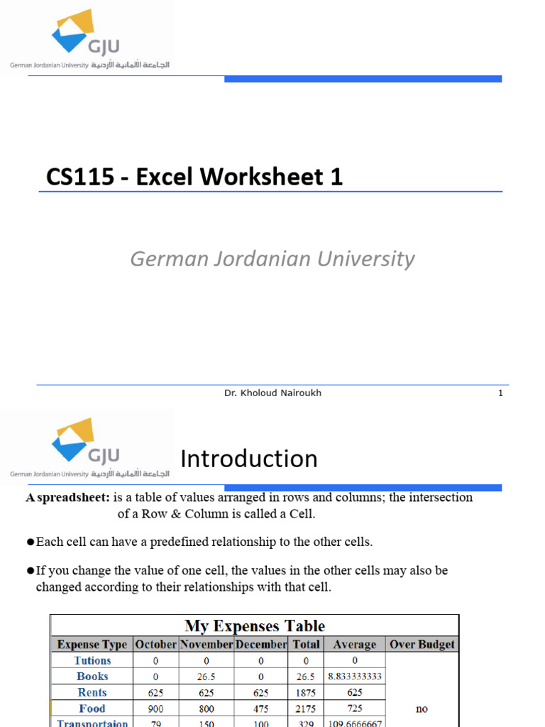 Excel Worksheet Basics Guide | PDF