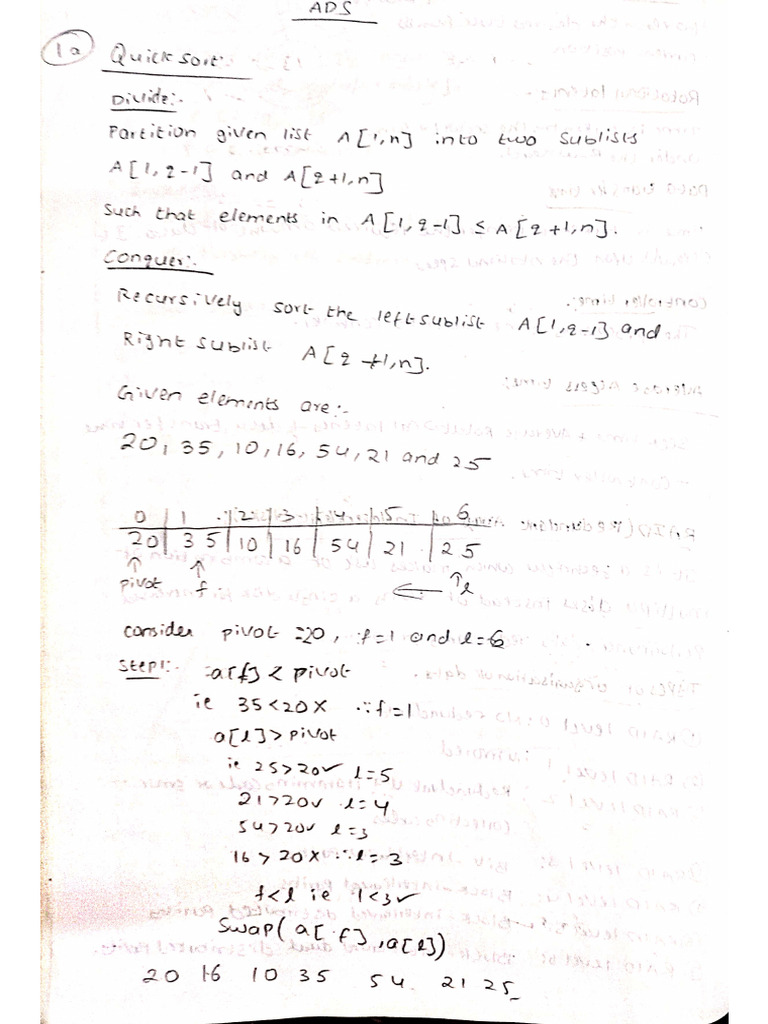 Ads Unit 1 Answers | PDF