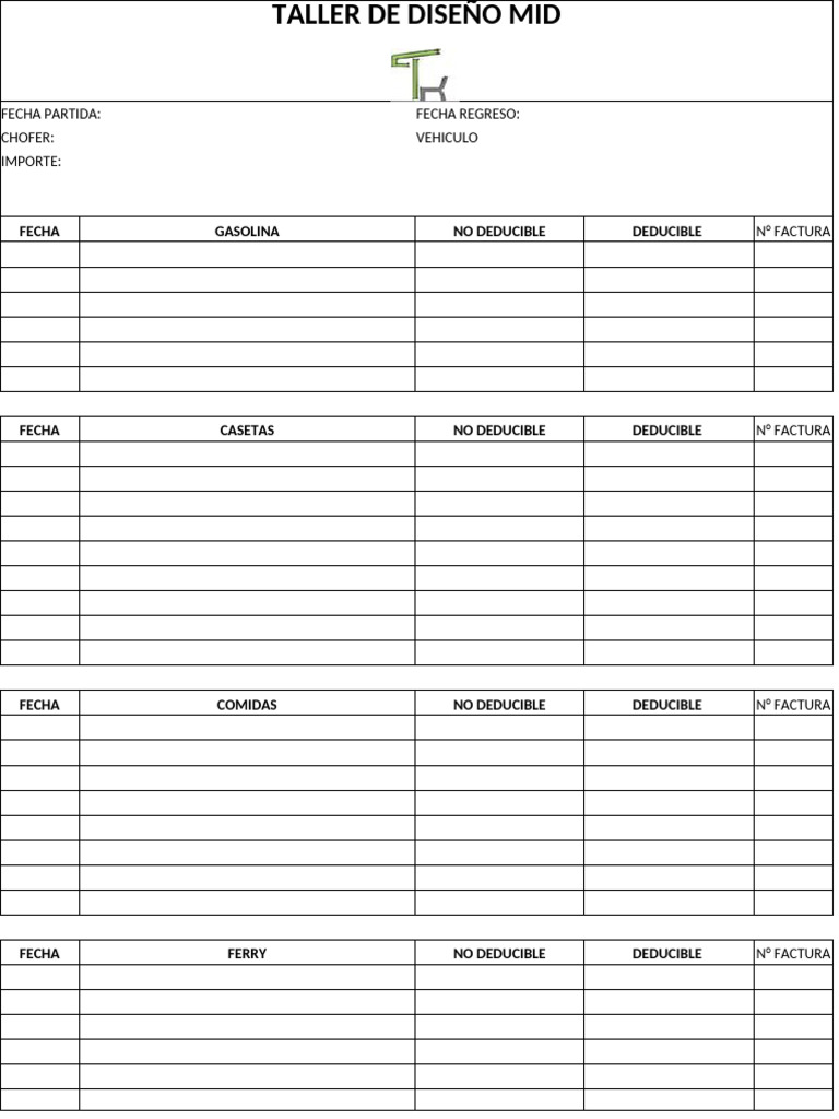 Form Viaticos | PDF