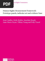 Human Rights Measurement Framework: Prototype Panels, Indicator Set and Evidence Base