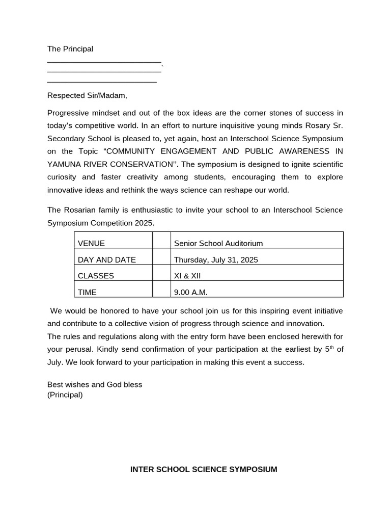Science Symposium 2025-26 | PDF