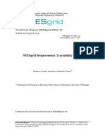 Neesgrid Requirements Traceability Matrix