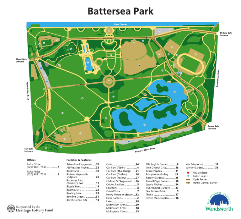 Battersea Park Map | PDF