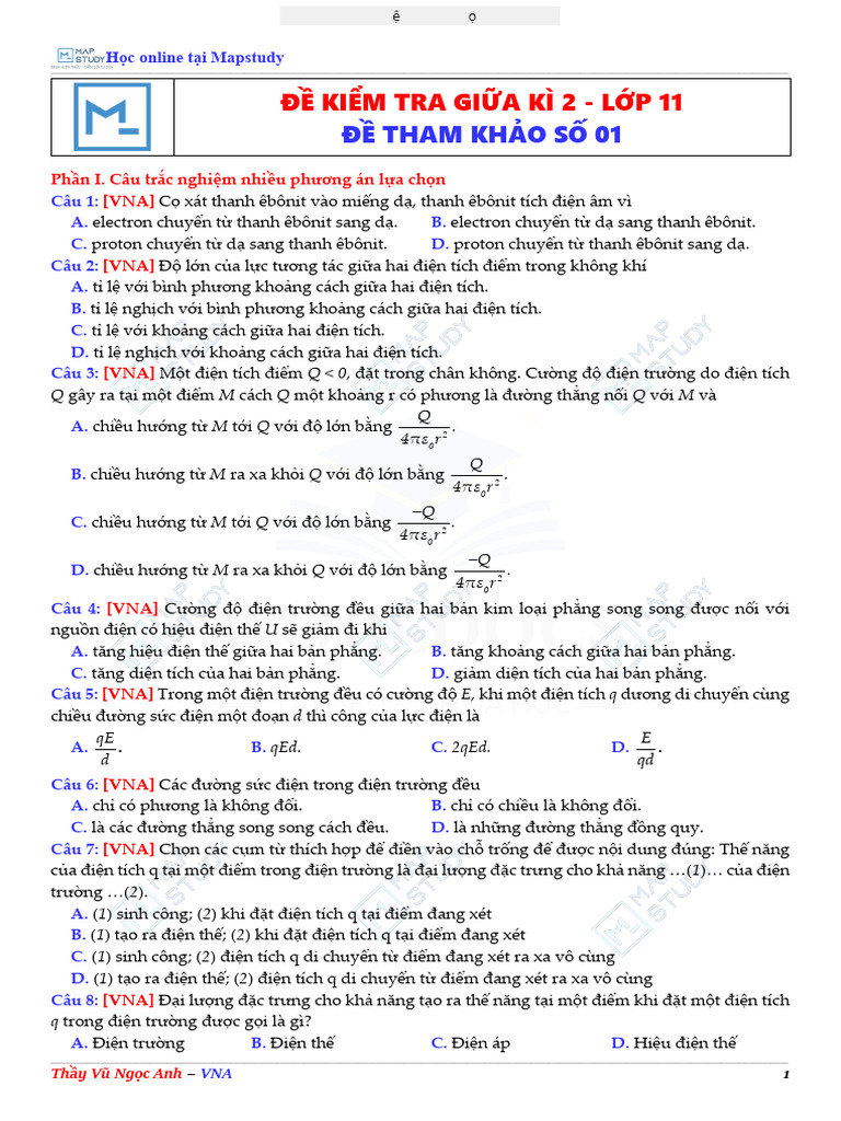 ÔN TẬP GHK 2 | PDF
