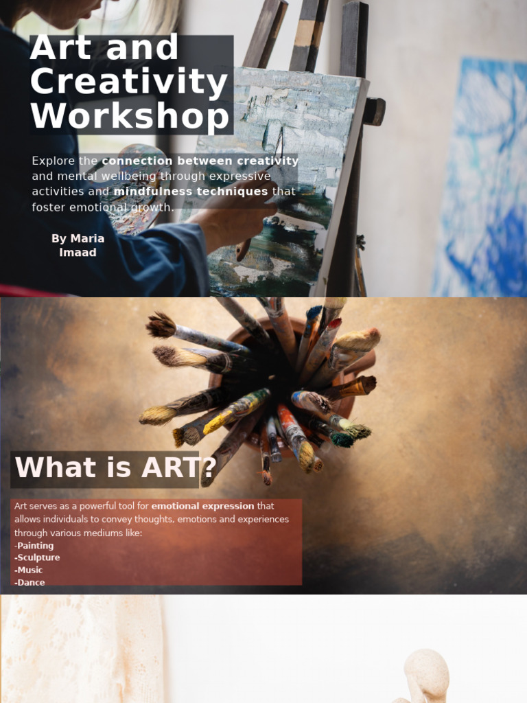 Presentation - Art and Creativity Workshop - 20250727 - 223200 - 0000 | PDF