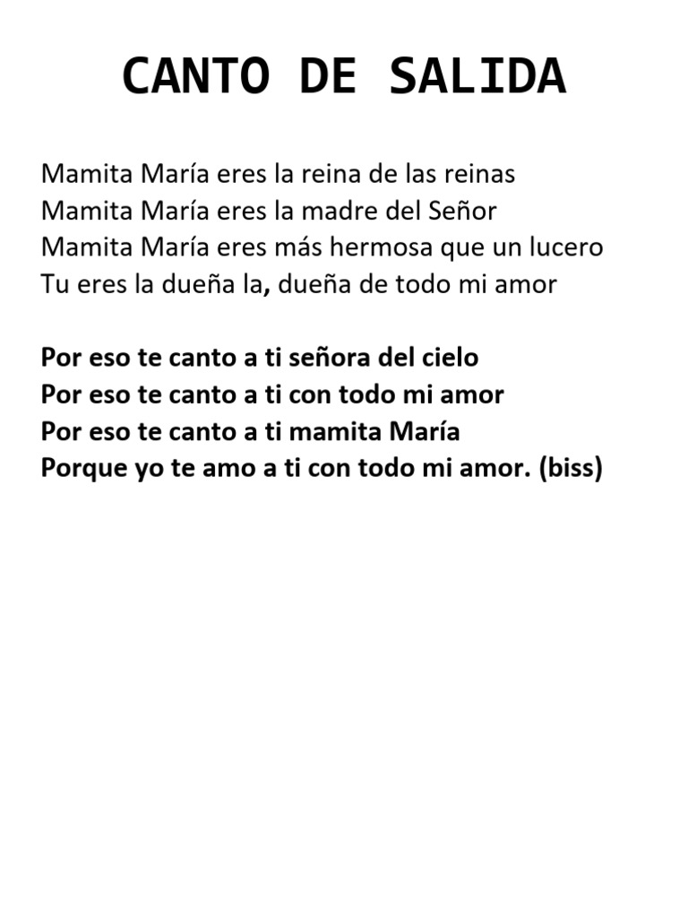 Canción de Comunión | PDF