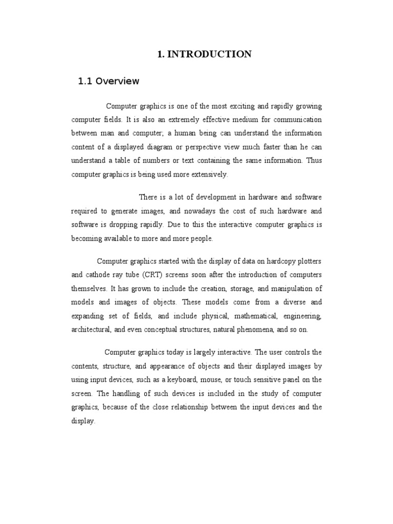 CG Project | PDF | C++ | C (Programming Language)